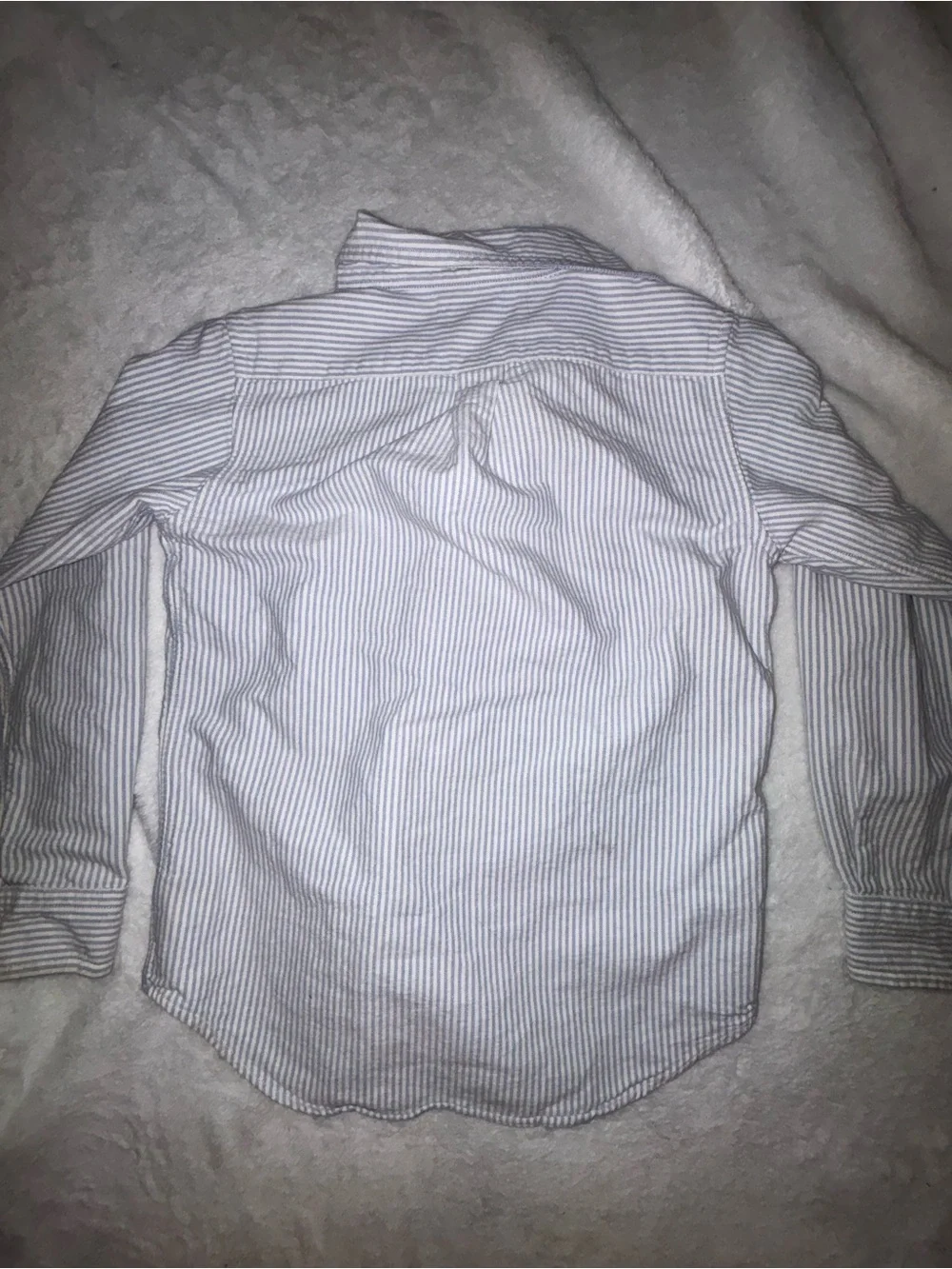 Boys Ralph Lauren Light Blue & White Striped Button-Down Shirt